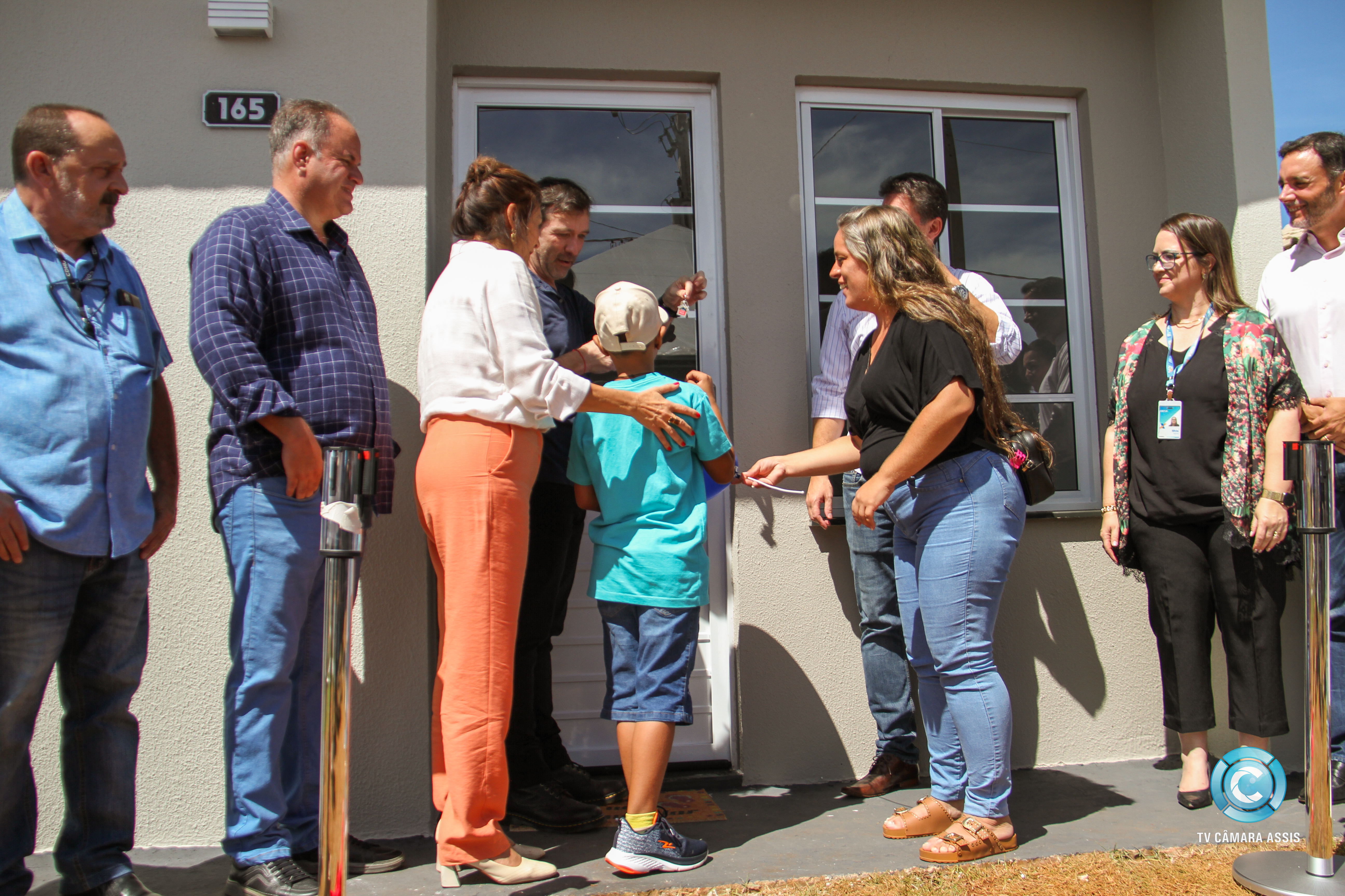 Entrega das casas para os moradores do Residencial Bela Vista 2