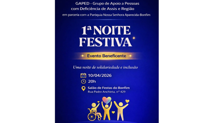 Iniciativa é beneficente e visa fortalecer o atendimento às pessoas com deficiência