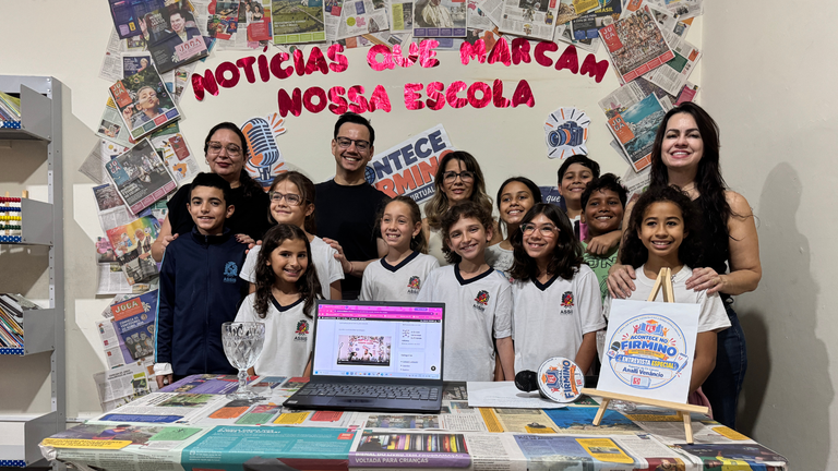 Projeto da EMEIF Prof. Firmino Leandro transforma estudantes em repórteres e amplia a participação das famílias na vida escolar