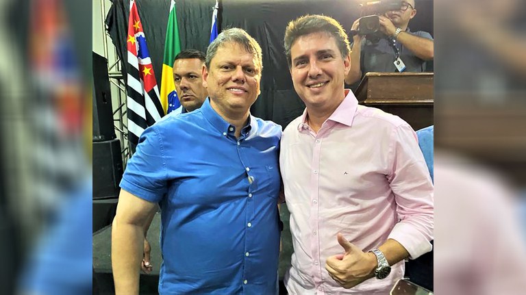 Alexandre Cachorrão e Governador Tarcísio se encontram e discutem melhorias para Assis