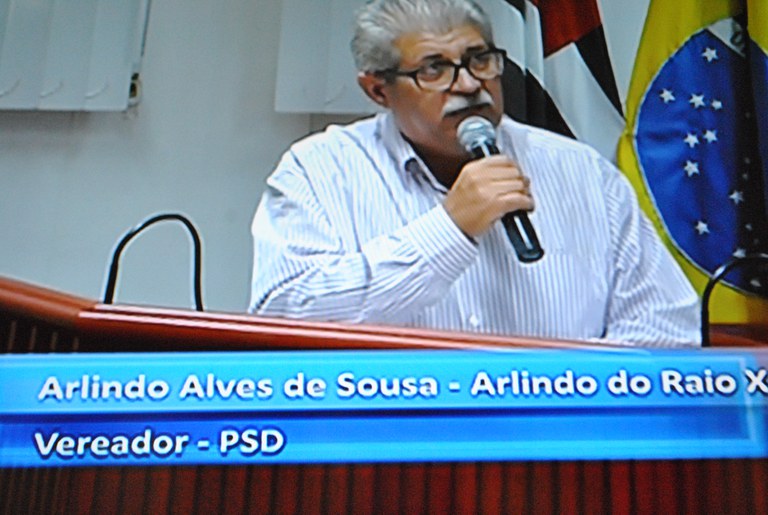 Arlindo do Raio X insiste sobre os perigos na Benedito Pires durante sessão Arlindo do Raio X insiste sobre os perigos na Benedito Pires durante sessão