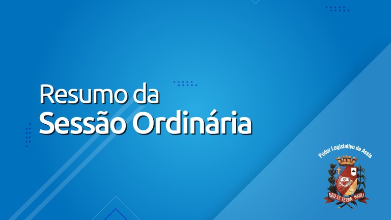 Câmara aprova diversos Projetos de Lei na 22ª Sessão Ordinária