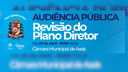 A audiência pública acontece da no dia 29 de abril às 19h, no plenário da Casa de Leis