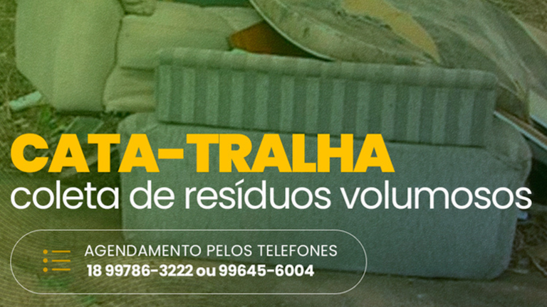 Câmara solicita mais divulgação e atualização sobre o Programa 'Cata-Tralha' Câmara solicita mais divulgação e atualização sobre o Programa 'Cata-Tralha'