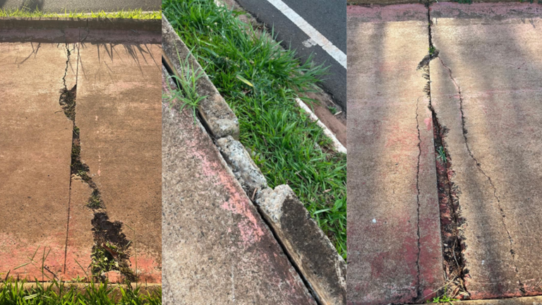 Local apresenta desgaste do calçamento, falta de pintura, iluminação, entre outros pontos que comprometem a segurança e o conforto dos frequentadores