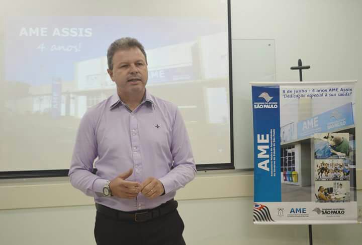 Célio Diniz participa das comemorações dos 4 anos do AME em Assis Célio Diniz participa das comemorações dos 4 anos do AME em Assis