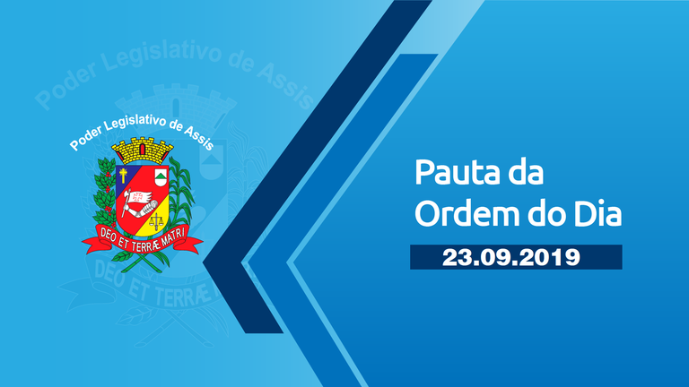 Confira a Pauta da 31ª Sessão Ordinária Confira a Pauta da 31ª Sessão Ordinária