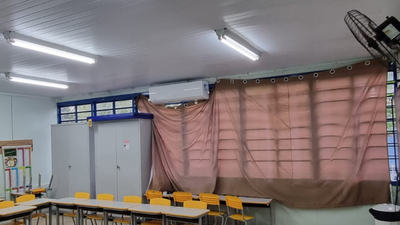 Muito calor: Pais de alunos querem ligação de aparelhos de ar-condicionado em salas de aula