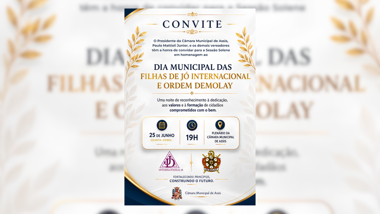 Sessão solene celebra a juventude, a cidadania e a trajetória de dedicação das entidades em Assis