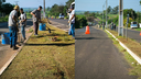 Canteiros com mato alto na Av. Benedito Pires motivaram pedido