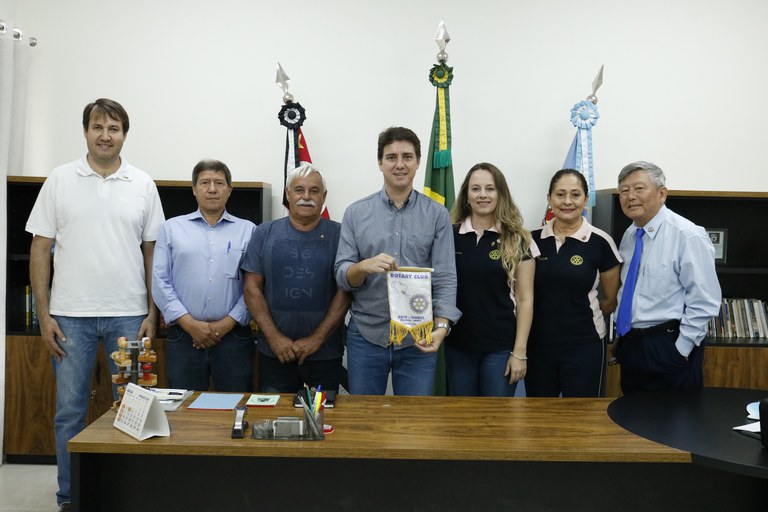 Presidente da Câmara grava programa Especial Rotary Presidente da Câmara grava programa Especial Rotary