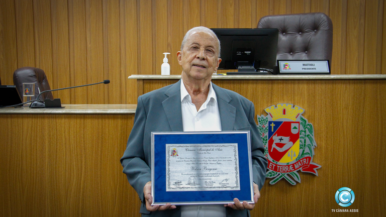 Professor Wilson Bergonso recebe Título de Cidadão Assisense