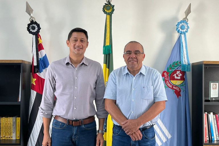 Ramão recebeu a visita do ex-prefeito Ricardo Pinheiro Ramão recebeu a visita do ex-prefeito Ricardo Pinheiro