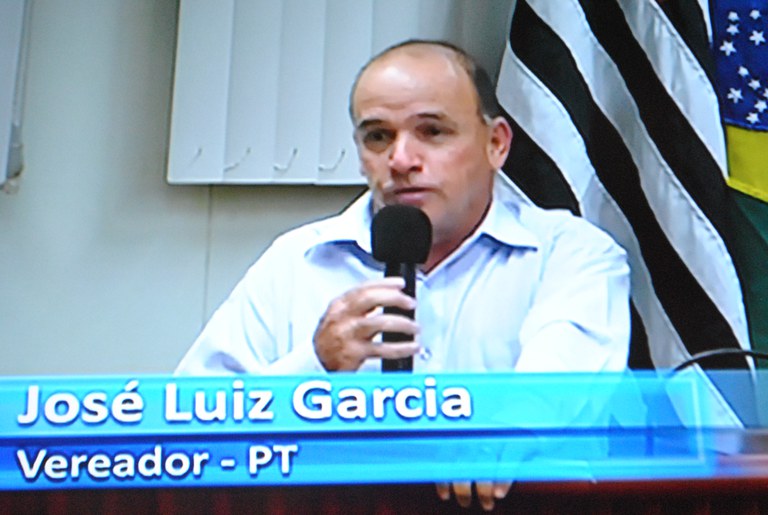 Vereador José Luiz Garcia preocupado com futuro do Jardim Resende Vereador José Luiz Garcia preocupado com futuro do Jardim Resende