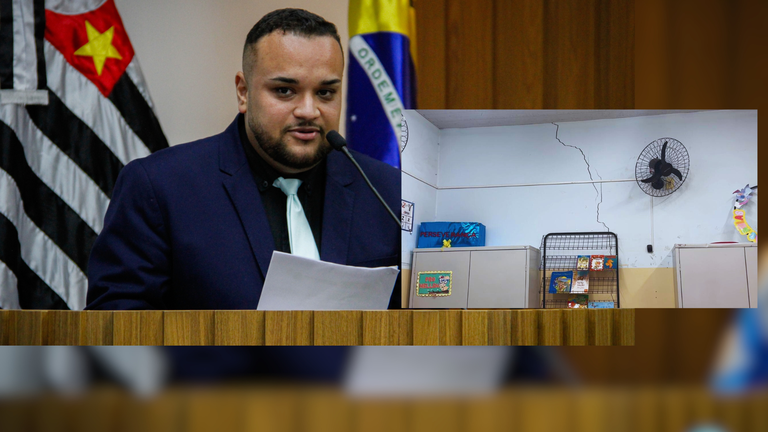 Vereador Lucas Gomes contesta parecer técnico sem assinatura sobre estrutura da Escola Henrique Zollner