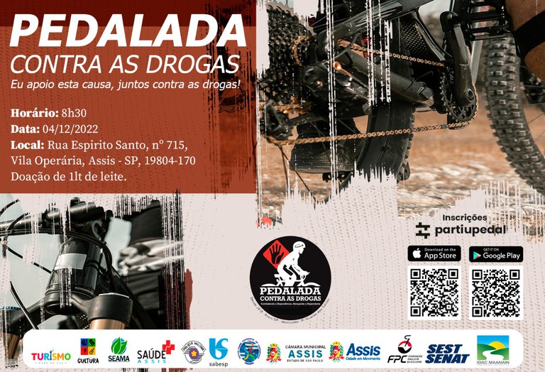 Vereador Nivaldo da Pedalada promove “Pedalada Contra as Drogas”