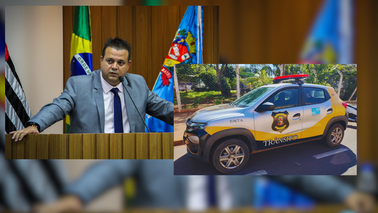 Vereador Paulo Paçoca cobra reforço na frota do Departamento de Trânsito de Assis Vereador Paulo Paçoca cobra reforço na frota do Departamento de Trânsito de Assis
