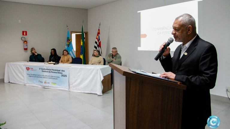 Vereador Timba representa a Câmara na 3ª Conferência aos Direitos do Idoso Vereador Timba representa a Câmara na 3ª Conferência aos Direitos do Idoso